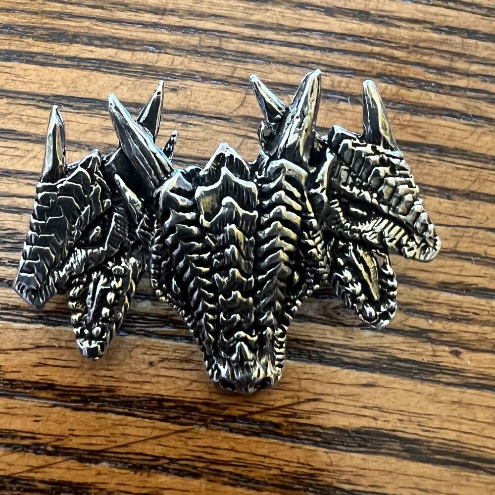 Games of Thrones Silver Dragon Brooch